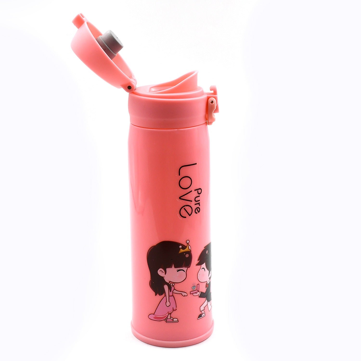 6956 Pure Love Outdoor Sport Water Bottle 500ml Leak Proof Bpa-free For Travel Cold And Hot Water Glass Water Bottle With Daily Water Intake For Gym And Children Fridge For Home Office School (Moq - 80 Pc) 6956 Pure Love Outdoor Sport Water Bottle 500ml Leak Proof Bpa-free For Travel Cold And Hot Water Glass Water Bottle With Daily Water Intake For Gym And Children Fridge For Home Office School (Moq - 80 Pc)